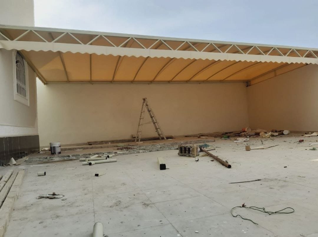 أفضل مظلات خارجية في الرياض  | تركيب مظلات حديقة ومسابح بأسعار منافسة