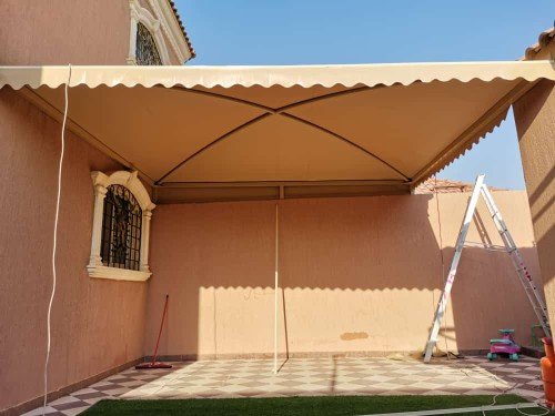 تركيب مظلات وسواتر قماشية وحلول حماية مبتكرة في الرياض